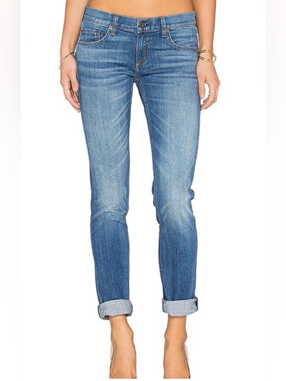 Rag & Bone 10 Inch Dre Ankle Jeans Sz 24